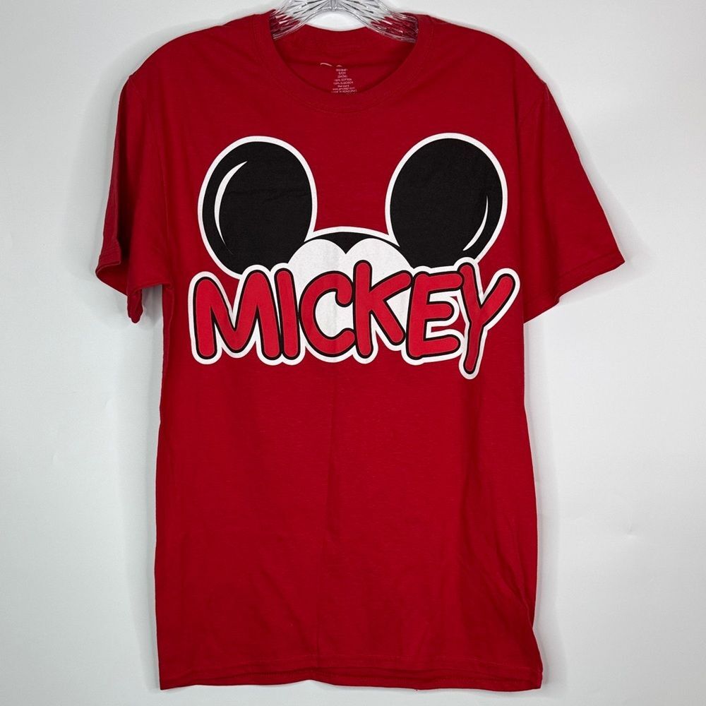 Disney Mickey Red Short Sleeve Tshirt Size Small